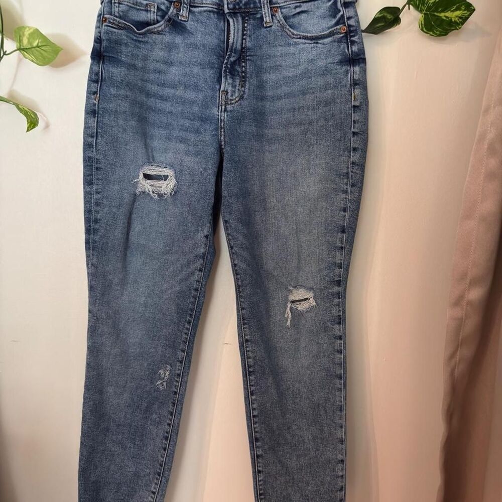 OG Straight Distressed Old-navy Women's Blue Jeans 10